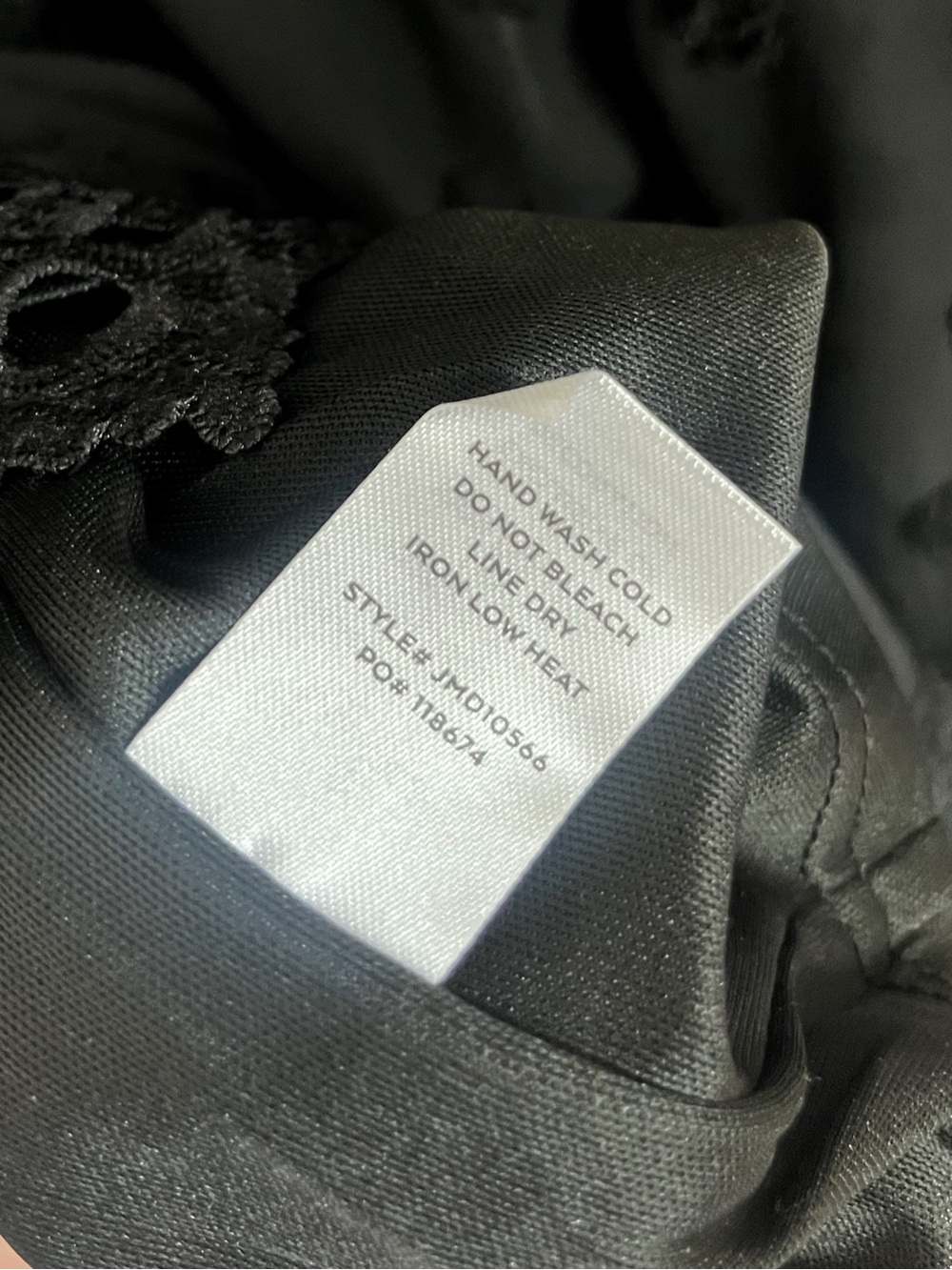 Lulus Lust or Love Black Embroidered Lace Long Sleeve Dress | Size L - Picture 6 of 7